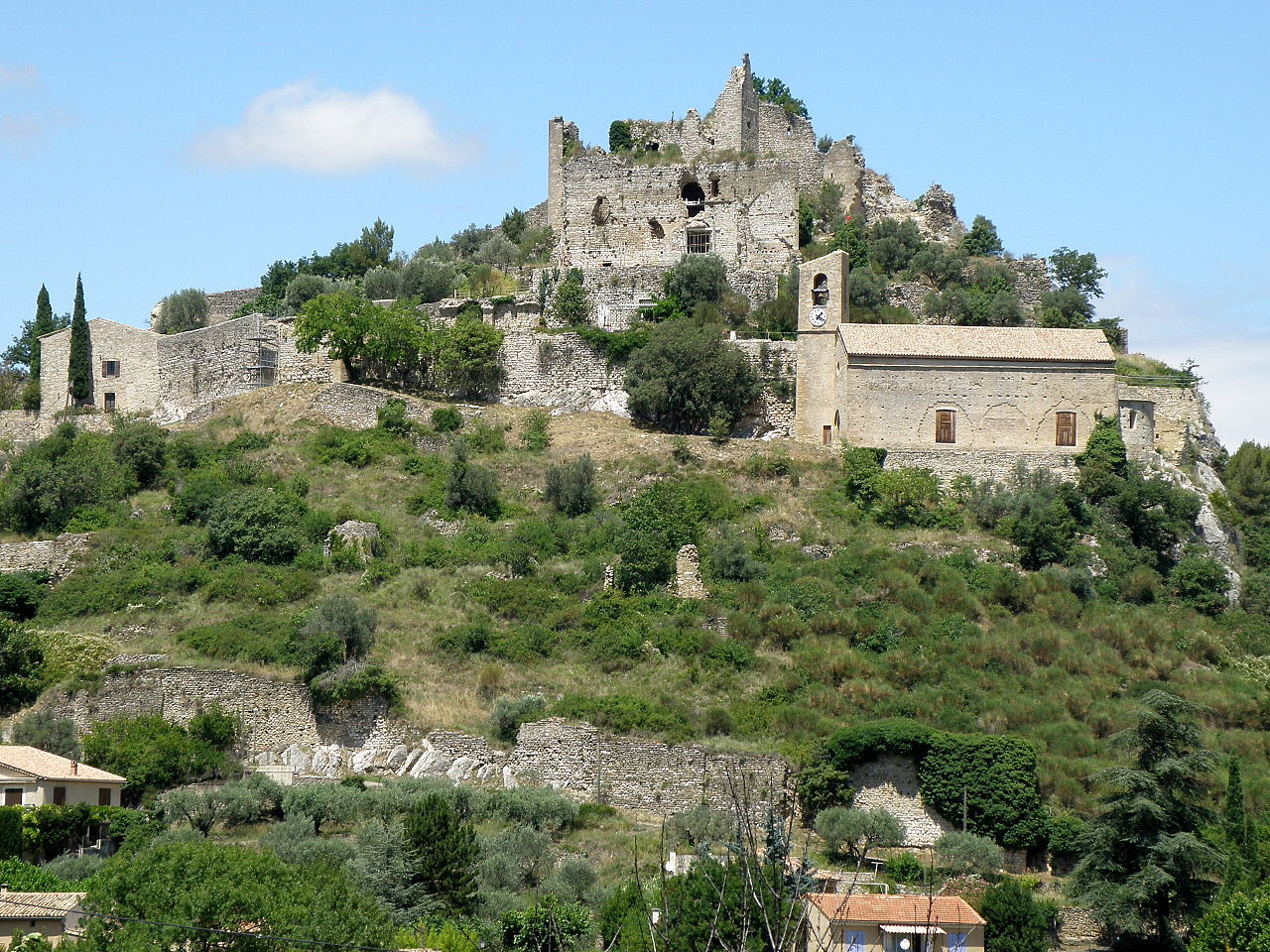 Ruines du Château d'Entrechaux